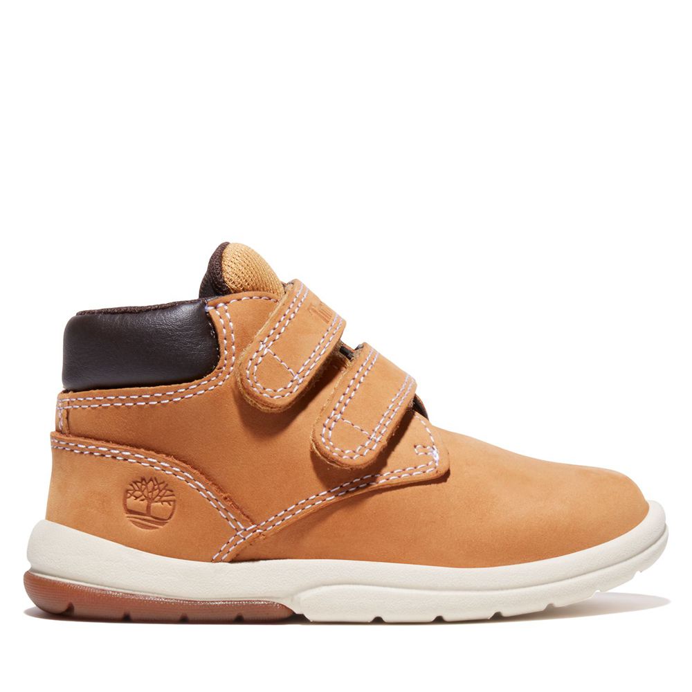 Timberland Μποτες Χιονιού Παιδικα Καφε - Toddler Toddle Tracks Easy-Close - Greece 0985173-MU